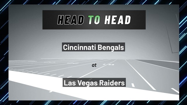 Cincinnati Bengals at Las Vegas Raiders: Moneyline