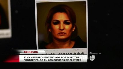 Sentenciada en Edinburg por inyectar "botox" falso