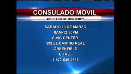Consulado móvil en Greenfield