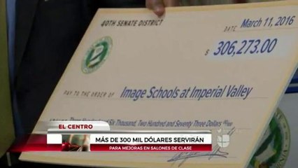 Reciben mas de 300 Mil dólares en fondos.