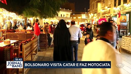 O presidente Bolsonaro está no Catar, última parada na viagem pelo Oriente Médio. #BandJornalismo