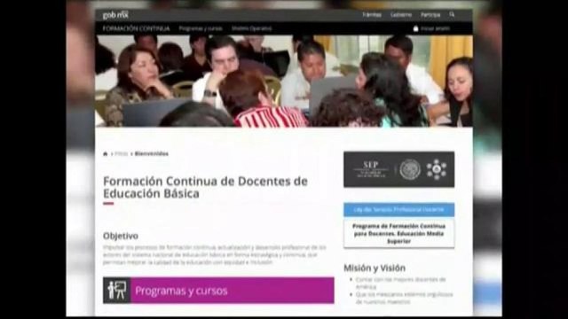 Primeros cursos de capacitaciones para profesores con resultados insuficientes en la evaluación por
