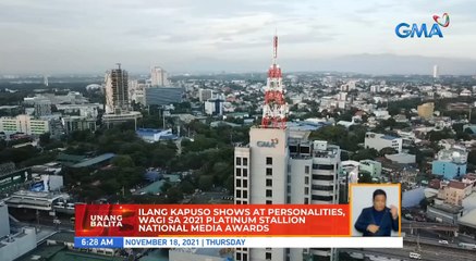 Ilang Kapuso shows at personalities wagi sa 2021 Platinum Stallion National Media Awards | UB