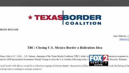 Texas Border Coalition Responds to Trump\'s Suggestion of \'Closing the Border\'