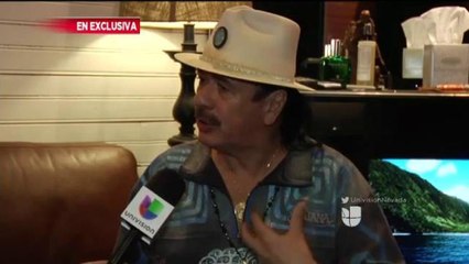 Carlos Santana habla en Exclusiva con Univision