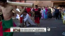 Cientos de Personas Celebran Viernes Santo en Varias Iglesias del Valle de Las Vegas