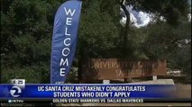 Thousands of Out-of-State Students Mistakenly Accepted to UC Santa Cruz