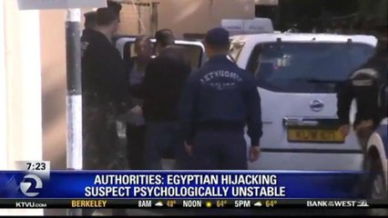 EGYPTIAN HIGHJACKING SUSPECT DEEMED UNSTABLE