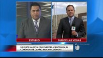 Autoridades emiten Una Alerta de Fuertes Vientos en Las Vegas