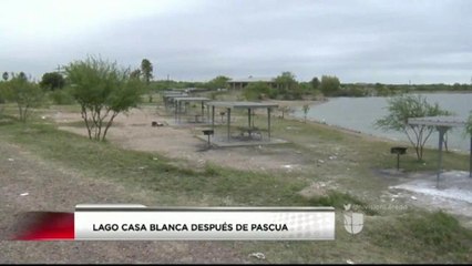 Imágenes del Lago Casa Blanca después de la Pascua