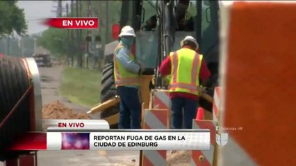 Reportan importante fuga de gas en la ciudad de Edinburg
