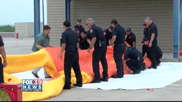 Laredo fire department receives first safety air cushion