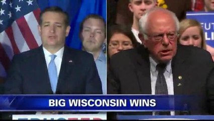 CRUZ SANDERS WIN BIG IN WISCONSIN