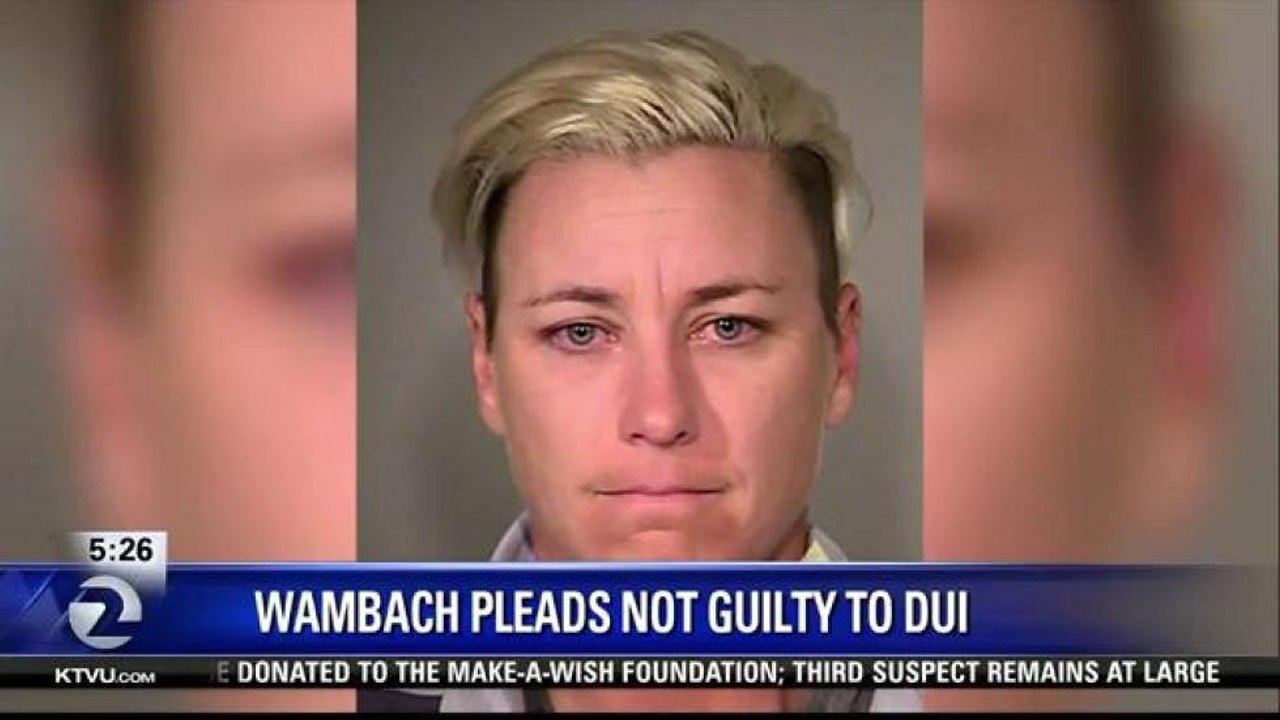 SOCCER STAR ABBY WAMBACH PLEADS NOT GUILTY TO DUI