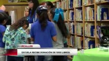 Escuela recibe una donación de 1000 libros