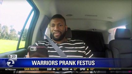 April Fools Fun: Lyft Assists Warriors Player in Pranking Teammate