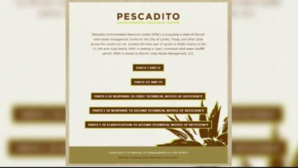 Proposal for new landfill in Webb County