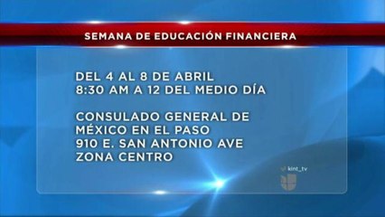 Presentan semana de educación financiera para familias hispanas