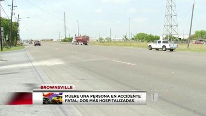 Fatal accidente en Brownsville