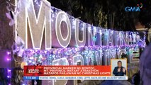 Provincial marker ng Bontoc, Mt. Province, instant atraksyon matapos pailawan ang Christmas lights | UB