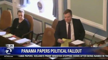 ICELANDS PRIME MINISTER STEPS DOWN IN WAKE OF PANAMA PAPERS LEAK