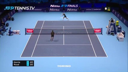 ATP Finals debut for Norrie ends in Ruud awakening