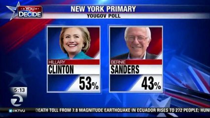 CANDIDATES CAMPAIGN NEW YORK AHEAD OF PRIMARY