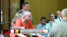 Ex-sacerdote sospechoso de homicidio se presenta en corte`