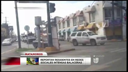 Residentes reportan en redes sociales intensas balaceras