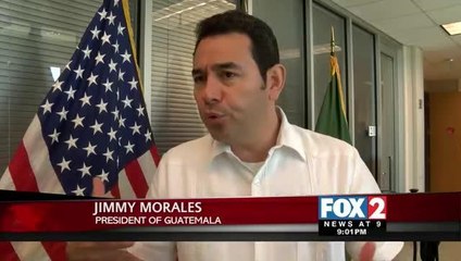 President of Guatemala Jimmy Morales Tours McAllen
