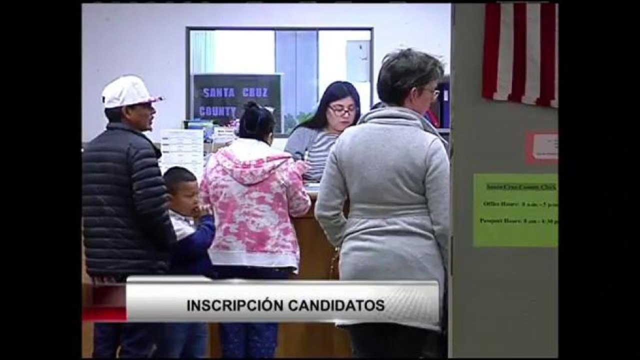 Inscripción de candidatos para elecciones primarias