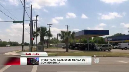 Investigan asalto en tienda de conveniencia