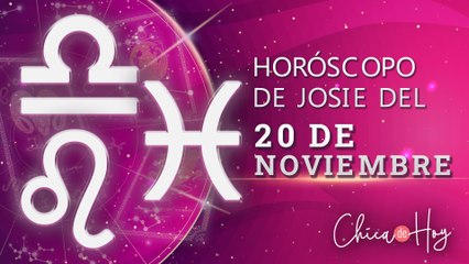 Horóscopo de hoy sábado 20 de noviembre de Josie Diez Canseco