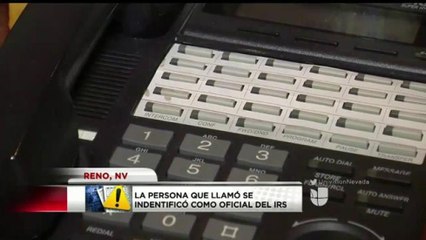 Evite ser víctima de llamadas falsas del IRS