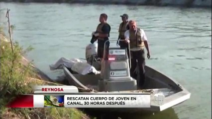 Rescatan cuerpo de joven en el canal después de 30 horas de búsqueda