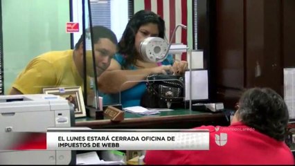 Oficina de Impuestos No Atenderá al Público