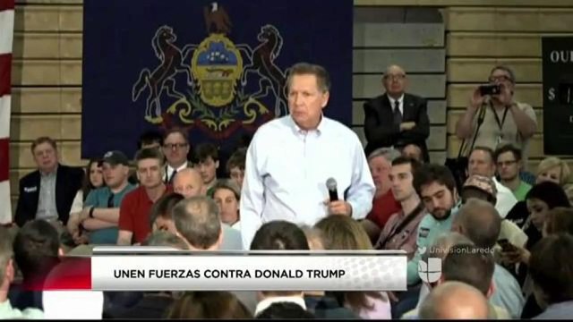 Precandidatos Unen Fuerzas contra Donald Trump