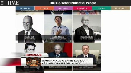 Dra. Diana Natalicio entre los mas influyentes del mundo