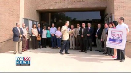 Moving Laredo Forward turned in over 10,000 petition signatures to amend Laredo's City Charter