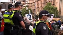 PM condemns violent pandemic laws  protests in Melbourne