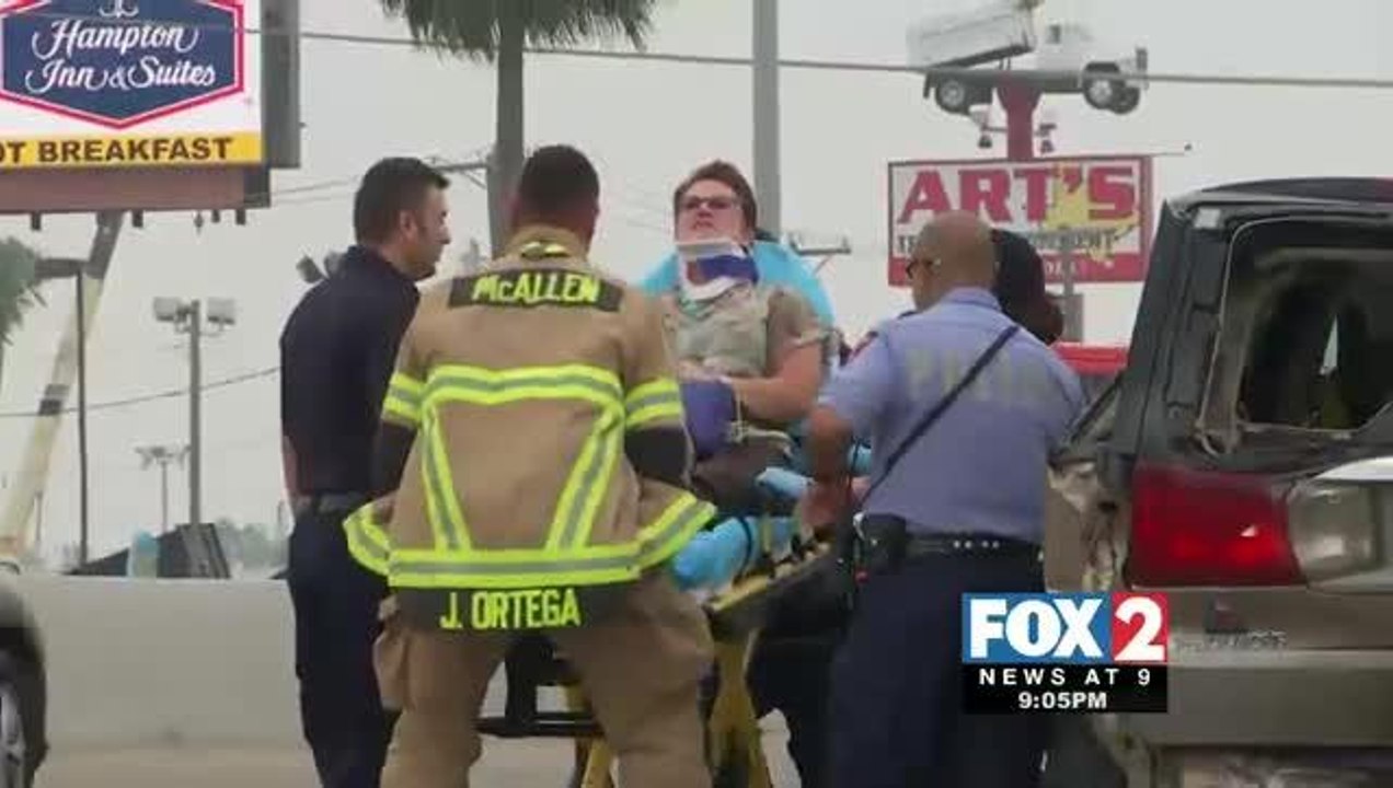 Two Hospitalized following McAllen Crash