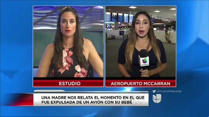 Madre indignada relata el momento cuando fue expulsada de un avión con su bebe