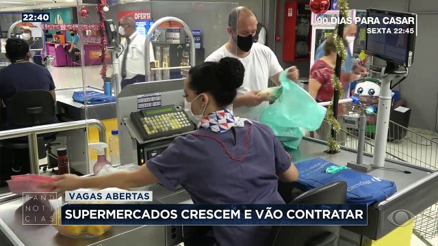 Os supermercados não pararam de crescer e contratar durante a pandemia. Agora, com o fim do ano chegando, as expectativas do setor são ainda melhores. Só em São Paulo, 7 mil vagas devem ser criadas até dezembro.