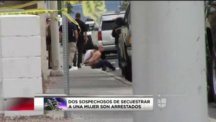 Se realiza fuerte operativo policíaco tras supuesto secuestro de una mujer