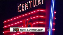 Víctimas de la masacre de Aurora demanda a dueños del teatro