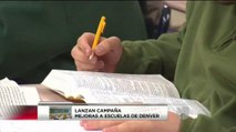Lanzan campaña para mejorar escuelas en Denver