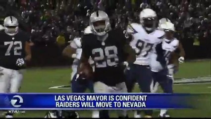 LAS VEGAS MAYOR CONFIDENT RAIDERS WILL MOVE