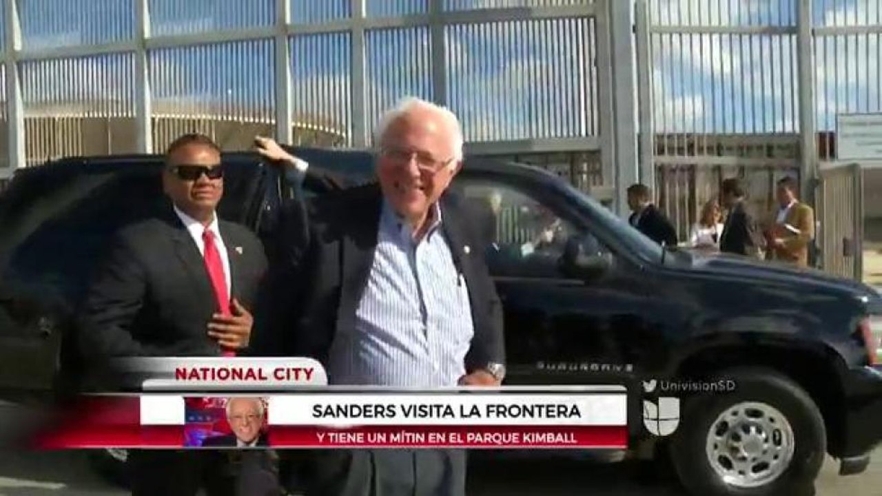 Bernie Sanders en la Frontera