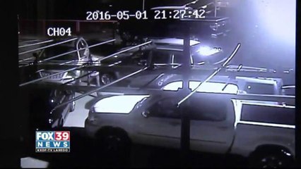Caught on camera: Man sets car on fire in local auto sales business