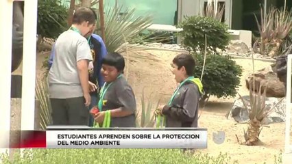 Estudiantes aprenden sobre la protección del ambiente